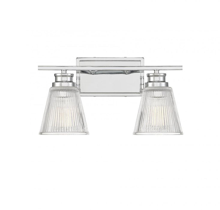 2-Light Bathroom Vanity Light in Chrome