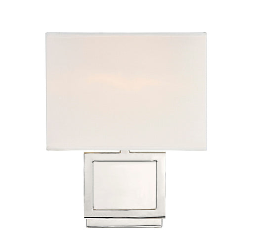 1-Light Wall Sconce in Polished Nickel