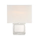 1-Light Wall Sconce in Polished Nickel