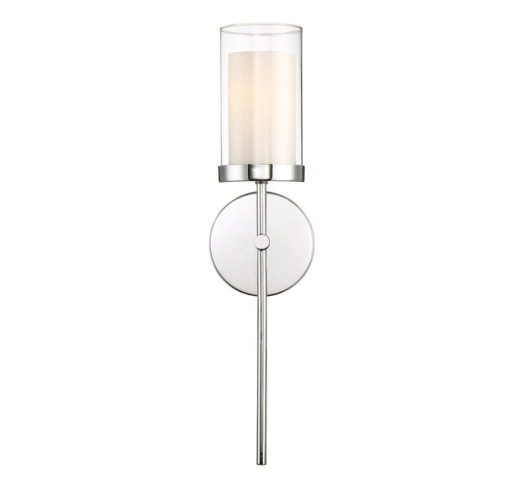 1-Light Wall Sconce in Chrome