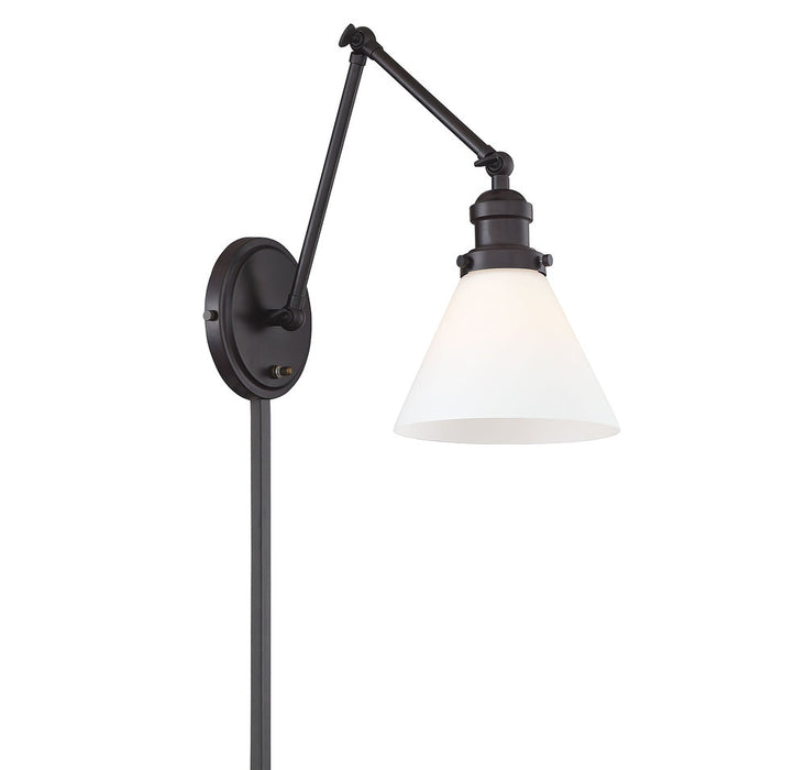 1-Light Wall Sconce in Oil Rubbed Bronze