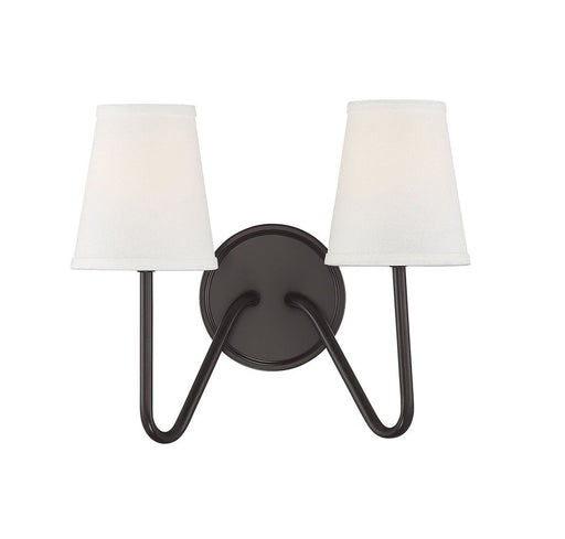 2-Light Wall Sconce in Oil Rubbed Bronze