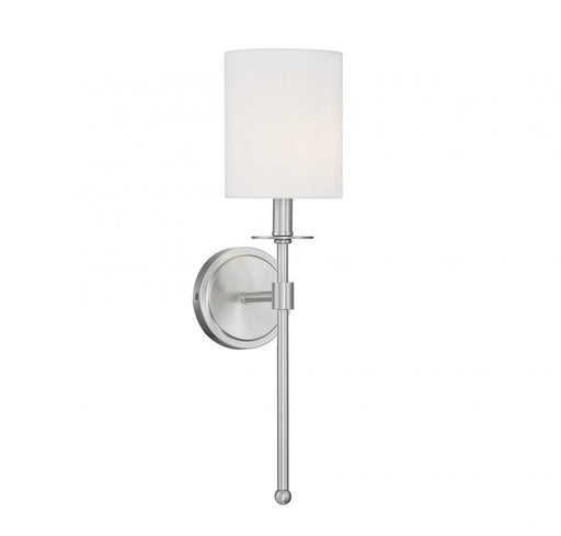 1-Light Wall Sconce in Brushed Nickel