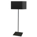 1LT Square Floor Lamp w/ JTone Black Shade