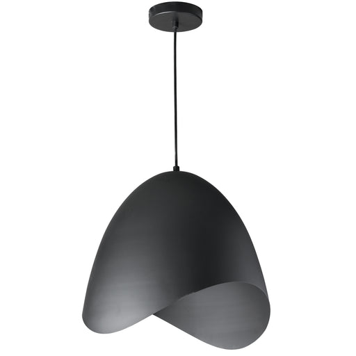 1LT Steel Pendant, Black Finish