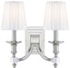 2 LIGHT WALL SCONCE