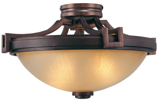 2-LIGHT SEMI FLUSH