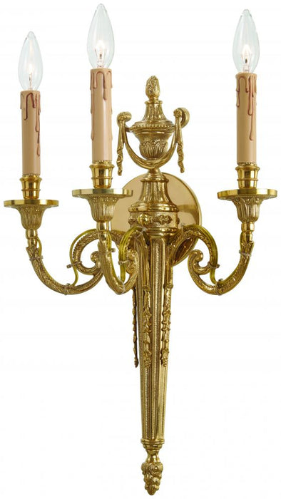 3 LIGHT WALL SCONCE