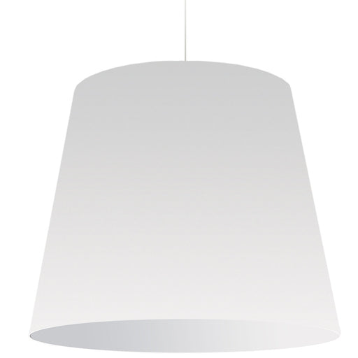 1LT Oversized Drum Pendant X-Large White Shade