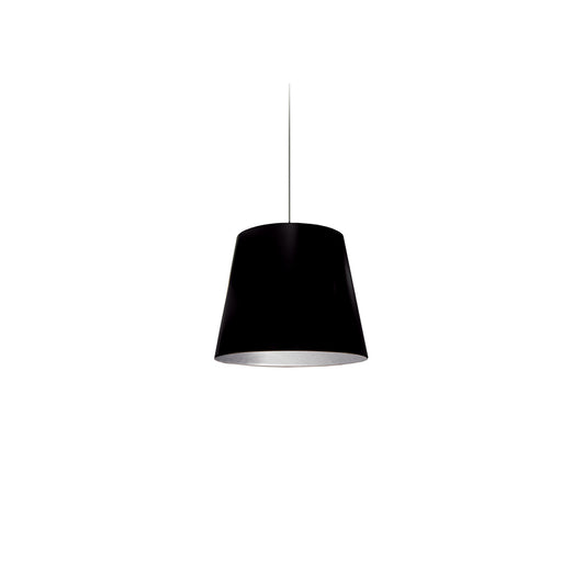 1LT Oversized Drum Pendant, Extra Small - Blk/Slv