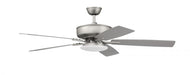 52" Ceiling Fan w/Blades, White Low Profile LED Light Kit