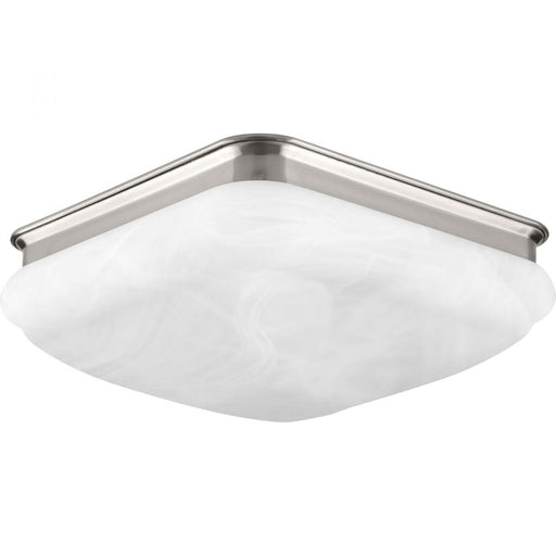 One-Light 11-3/8" LED Square Glass Flush Mount