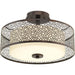 Mingle Collection Two-Light 15-7/8" Semi-Flush Mount