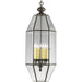 Bound Beveled Glass Six-Light Foyer Pendant