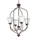 Keats Collection Four-Light Foyer Chandelier