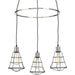 Gauge Collection Three-Light Chandelier