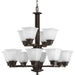 North Park Collection Twelve-Light, Two-Tier Chandelier