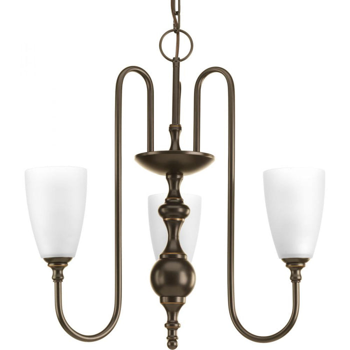 3-Lt.Chandelier with Etched glass