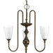 3-Lt.Chandelier with Etched glass