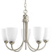 P4441-09 5-100W MED CHANDELIER