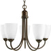 P4441-20 5-100W MED CHANDELIER