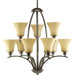 Joy Collection Nine-Light, Two-Tier Chandelier