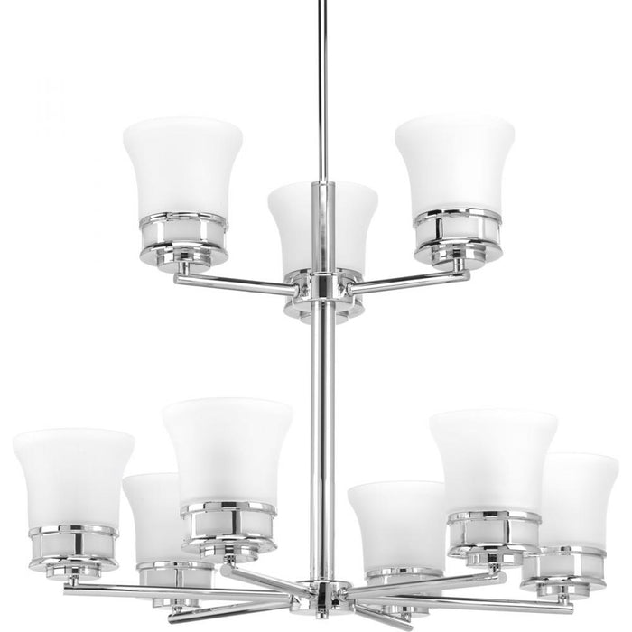 P4614-15 9-100W MED CHANDELIER