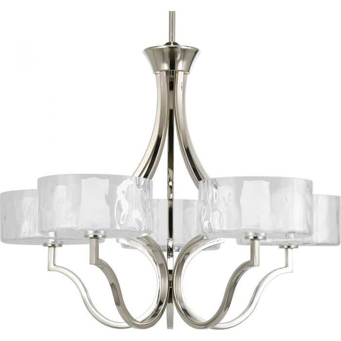 P4645-104WB 5-60W KRYPTON CHANDELIER