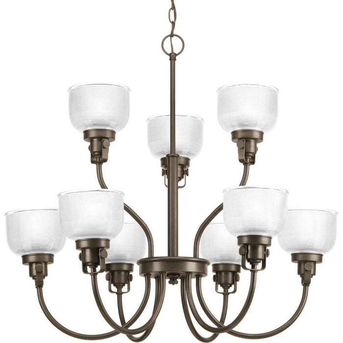 Archie Collection Nine-Light, Two-Tier Chandelier