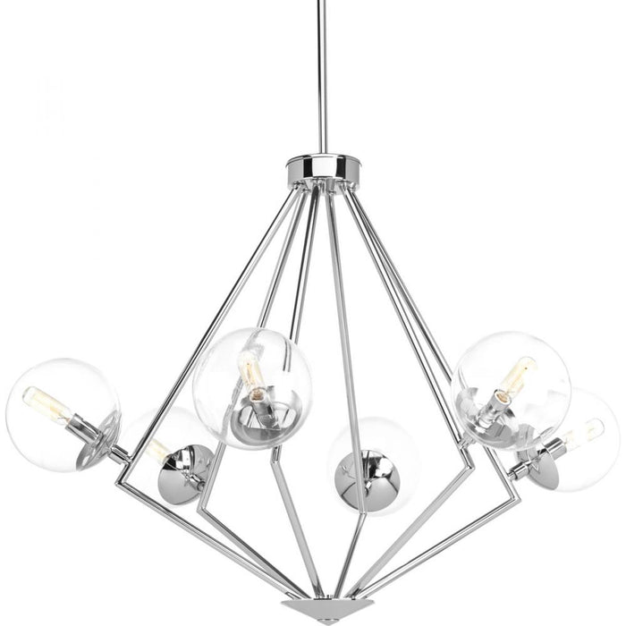 P4756-15 6-60W CAND CHANDELIER