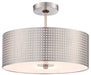 3 LIGHT SEMI FLUSH MOUNT