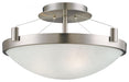 3 LIGHT SEMI FLUSH MOUNT