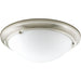 Eclipse Collection Three-Light 19-3/8" Close-to-Ceiling