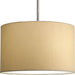 P8823-01 BEIGE FABRIC SHADE 16in DIA