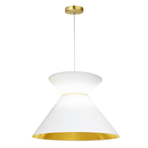 1LT Patricia Pendant, WHT/GLD Shade, AGB