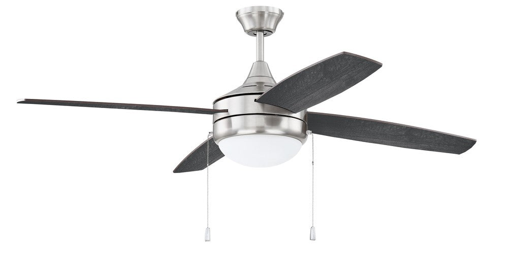 52" Ceiling Fan w/ 4 Blades, LED Light Kit