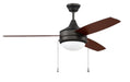 52" Ceiling Fan w/ 3 Blades, LED Light Kit