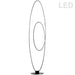 60W Floor Lamp, Matte Black Finish