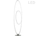 60W Floor Lamp, Silver Finish