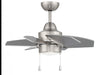 24" Ceiling Fan w/Blades, LED Light Kit