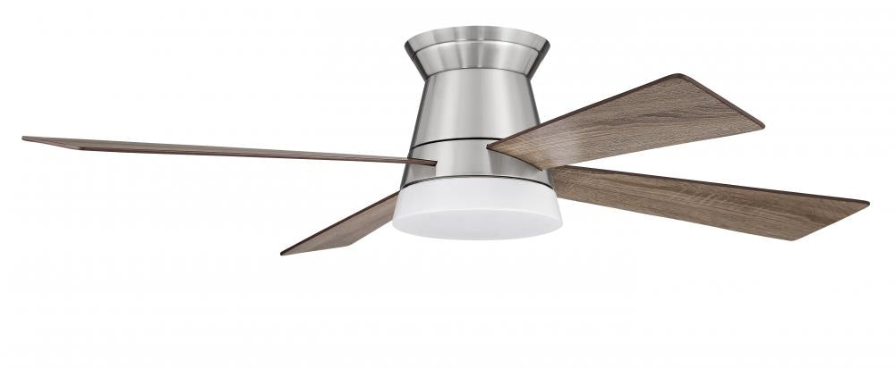 52" Hugger Ceiling Fan w/Blades, LED Light Kit