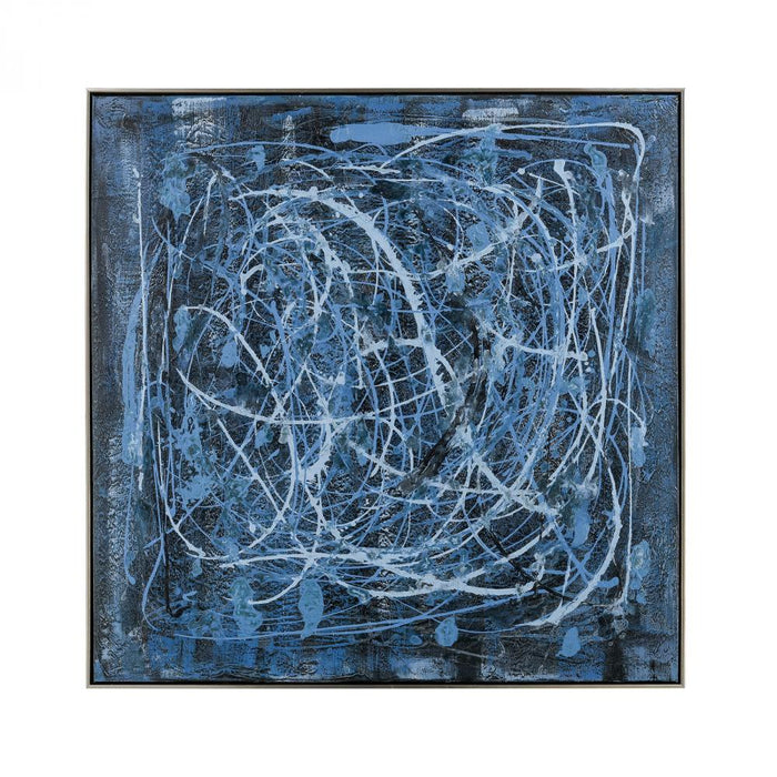 Blue Rhythm Framed Wall Art