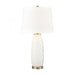 Bynum ceramic table lamp in White