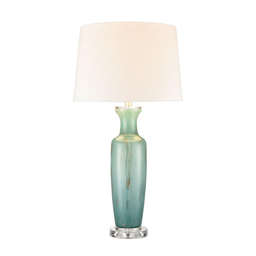 Abilene glass table lamp in Green