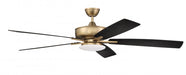 60" Ceiling Fan w/Blades, Low Profile Light Kit