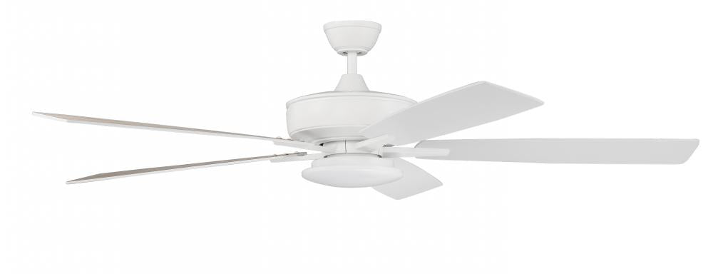 60" Ceiling Fan w/Blades, Low Profile Light Kit