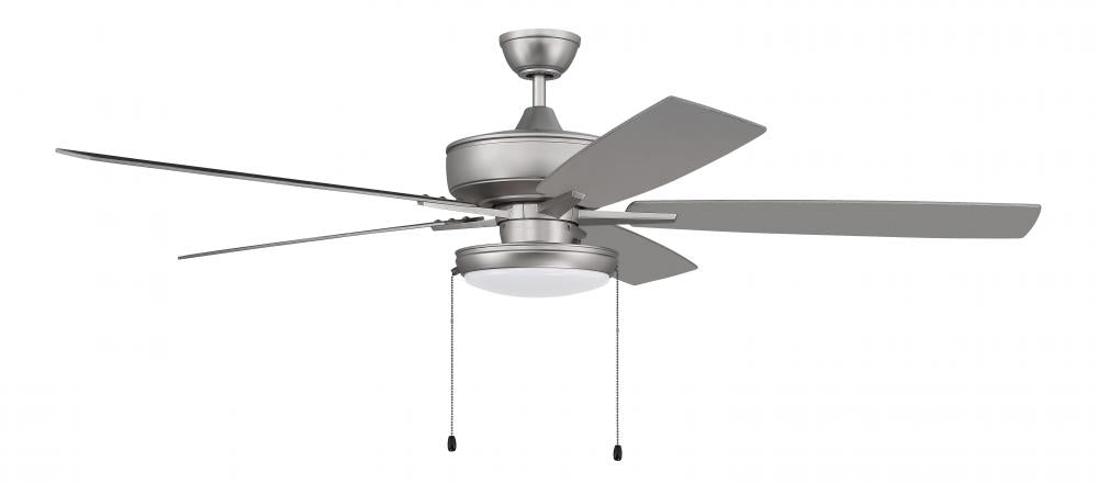 60" Ceiling Fan w/Blades, Slim Pan Light Kit