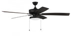 60" Ceiling Fan w/Blades, Slim Pan Light Kit