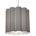 1LT Sandra Pendant Milano GreyPolished Chrome