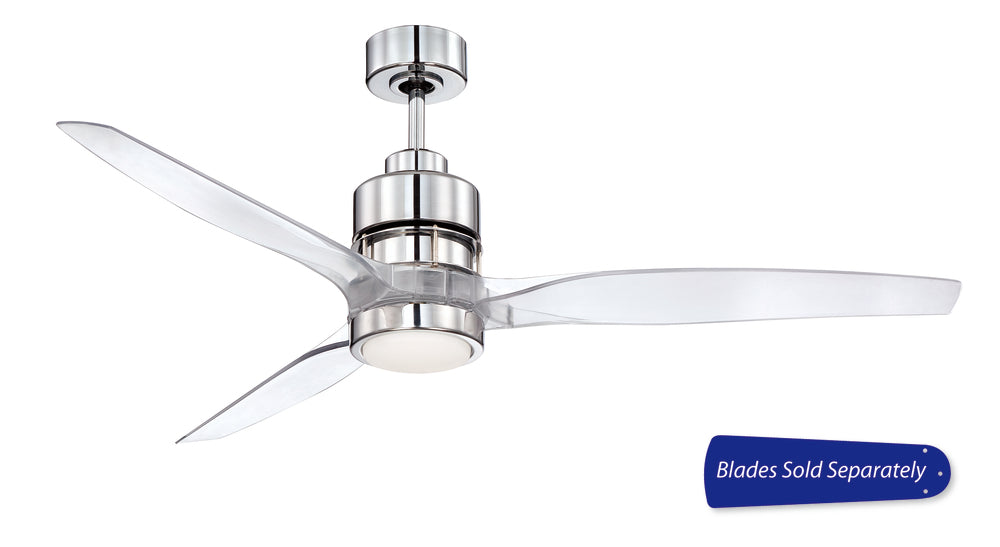 52" Ceiling Fan w/DC Motor w/Light Kit, Blade Opt